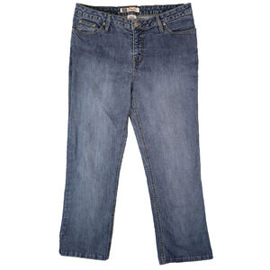 Faded Glory Jeans Womens 12 Boot Cut Stretch Denim Mid Rise Medium Wash‎